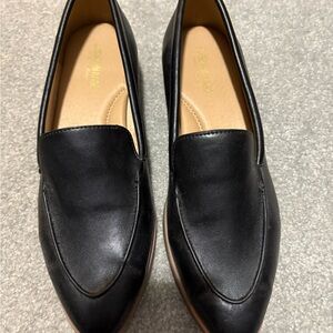Black Leather Loafers